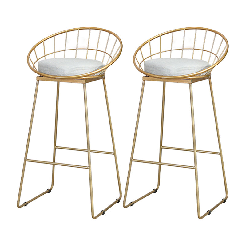 White Stone Top Table and Stool Set 1/2/5/7 Pieces Indoor Glam Counter Height Set Gold 30"H Stools (Set of 2) Clearhalo 'Bar Furniture' 'furn' 'furn_home_bar_bar_sets' 'Furniture' 'Home Bars & Bar Sets' 'home_bar_bar_sets' 'Kitchen & Dining Furniture' 5690500