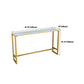 White Stone Top Table and Stool Set 1/2/5/7 Pieces Indoor Glam Counter Height Set Clearhalo 'Bar Furniture' 'furn' 'furn_home_bar_bar_sets' 'Furniture' 'Home Bars & Bar Sets' 'home_bar_bar_sets' 'Kitchen & Dining Furniture' 5690510