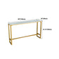 White Stone Top Table and Stool Set 1/2/5/7 Pieces Indoor Glam Counter Height Set Clearhalo 'Bar Furniture' 'furn' 'furn_home_bar_bar_sets' 'Furniture' 'Home Bars & Bar Sets' 'home_bar_bar_sets' 'Kitchen & Dining Furniture' 5690511