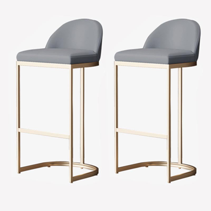 White Rectangle 1/2/3 Pieces Bar Stool and Table Set Indoor Glam Table and Stool Set Grey 26"H Stools (Set of 2) Clearhalo 'Bar Furniture' 'furn' 'furn_home_bar_bar_sets' 'Furniture' 'Home Bars & Bar Sets' 'home_bar_bar_sets' 'Kitchen & Dining Furniture' 5690538