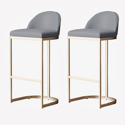 White Rectangle 1/2/3 Pieces Bar Stool and Table Set Indoor Glam Table and Stool Set Grey 26"H Stools (Set of 2) Clearhalo 'Bar Furniture' 'furn' 'furn_home_bar_bar_sets' 'Furniture' 'Home Bars & Bar Sets' 'home_bar_bar_sets' 'Kitchen & Dining Furniture' 5690538