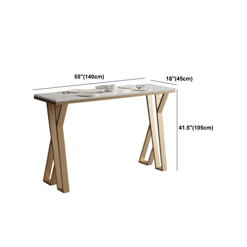 White Rectangle 1/2/3 Pieces Bar Stool and Table Set Indoor Glam Table and Stool Set Clearhalo 'Bar Furniture' 'furn' 'furn_home_bar_bar_sets' 'Furniture' 'Home Bars & Bar Sets' 'home_bar_bar_sets' 'Kitchen & Dining Furniture' 5690555