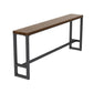 Industrial Solid Wood Bar Table Set 1/2/3/7 Pieces Counter Table with Upholstered Stools Clearhalo 'Bar Furniture' 'furn' 'furn_home_bar_bar_sets' 'Furniture' 'Home Bars & Bar Sets' 'home_bar_bar_sets' 'Kitchen & Dining Furniture' 5690567
