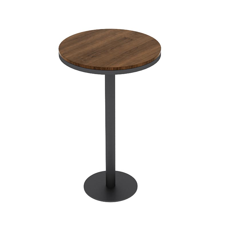 Industrial Solid Wood Bar Table Set 1/2/3/7 Pieces Counter Table with Upholstered Stools Brown 22"L x 22"W Clearhalo 'Bar Furniture' 'furn' 'furn_home_bar_bar_sets' 'Furniture' 'Home Bars & Bar Sets' 'home_bar_bar_sets' 'Kitchen & Dining Furniture' 5690568