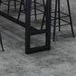 Industrial Solid Wood Bar Table Set 1/2/3/7 Pieces Counter Table with Upholstered Stools Clearhalo 'Bar Furniture' 'furn' 'furn_home_bar_bar_sets' 'Furniture' 'Home Bars & Bar Sets' 'home_bar_bar_sets' 'Kitchen & Dining Furniture' 5690571