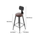 Industrial Solid Wood Bar Table Set 1/2/3/7 Pieces Counter Table with Upholstered Stools Clearhalo 'Bar Furniture' 'furn' 'furn_home_bar_bar_sets' 'Furniture' 'Home Bars & Bar Sets' 'home_bar_bar_sets' 'Kitchen & Dining Furniture' 5690579