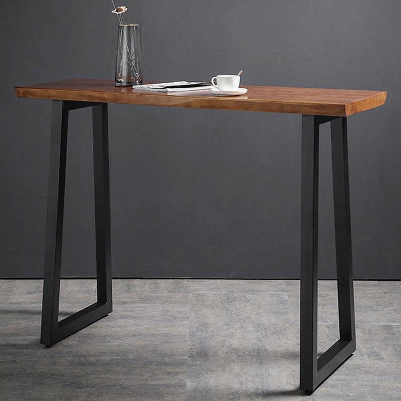 Juego de mesa de bar moderna, mesa de bar de madera maciza de 1/2/3 piezas con taburetes de bar tapizados