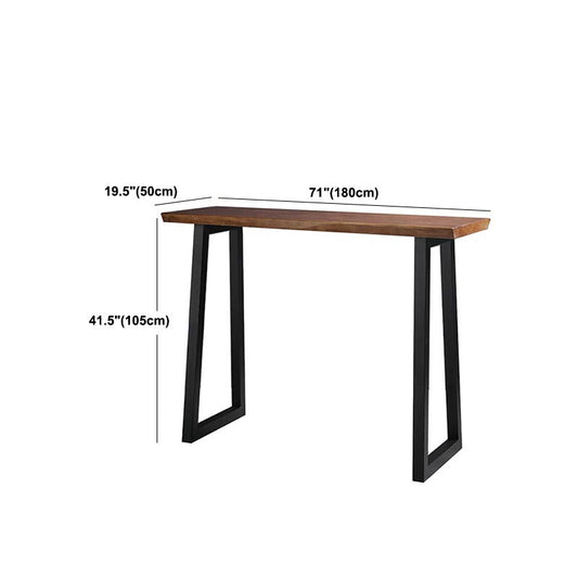 Moderner Stangentisch -Set 1/2/3 PCs Massivholz -Bar -Tisch mit gepolsterten Stangenhocker