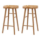 Rectangular Bar Pub Table Set 1/2/5/6/11 Pcs Solid Wood Bar Table and Bar Stools Wood 30"H Stools (Set of 2) Clearhalo 'Bar Furniture' 'furn' 'furn_home_bar_bar_sets' 'Furniture' 'Home Bars & Bar Sets' 'home_bar_bar_sets' 'Kitchen & Dining Furniture' 5690647