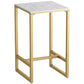 Glam 1/2/3/5 Pieces Counter Set Coffee Shop Trestle Stone Table and Stool Set