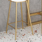 Glam 1/2/3/5 Pieces Counter Set Coffee Shop Trestle Stone Table and Stool Set