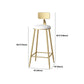 Glam 1/2/3/5 Pieces Counter Set Coffee Shop Trestle Stone Table and Stool Set