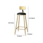 Glam 1/2/3/5 Pieces Counter Set Coffee Shop Trestle Stone Table and Stool Set