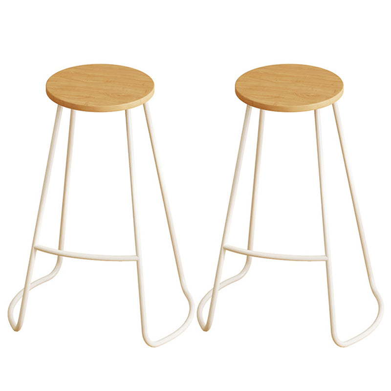 Contemporary Bar Table Set 1/2/3 Pcs White Stone Bar Table with Stools Wood 31"H Stool (Set of 2) Clearhalo 'Bar Furniture' 'furn' 'furn_home_bar_bar_sets' 'Furniture' 'Home Bars & Bar Sets' 'home_bar_bar_sets' 'Kitchen & Dining Furniture' 5690703