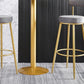 Glam Stone Bar Table Set 1/2/3 Pièces Table du comptoir rond pour intérieur