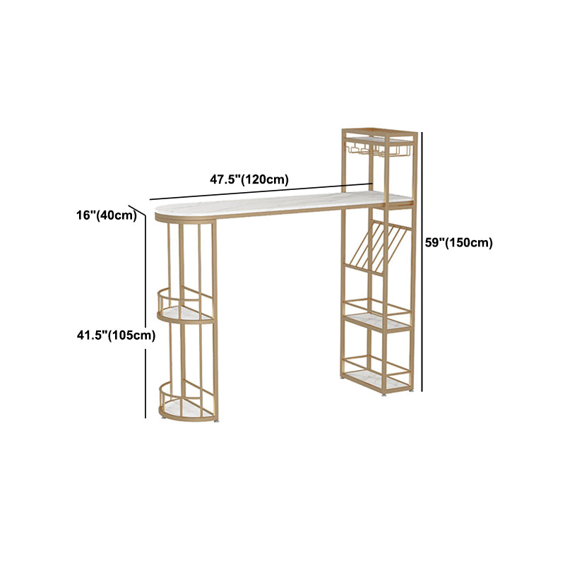 Juego de mesa de bar de forma irregular de lujo, juego de mesa de mostrador con tapa de piedra sinterizada de 1/2/3 piezas