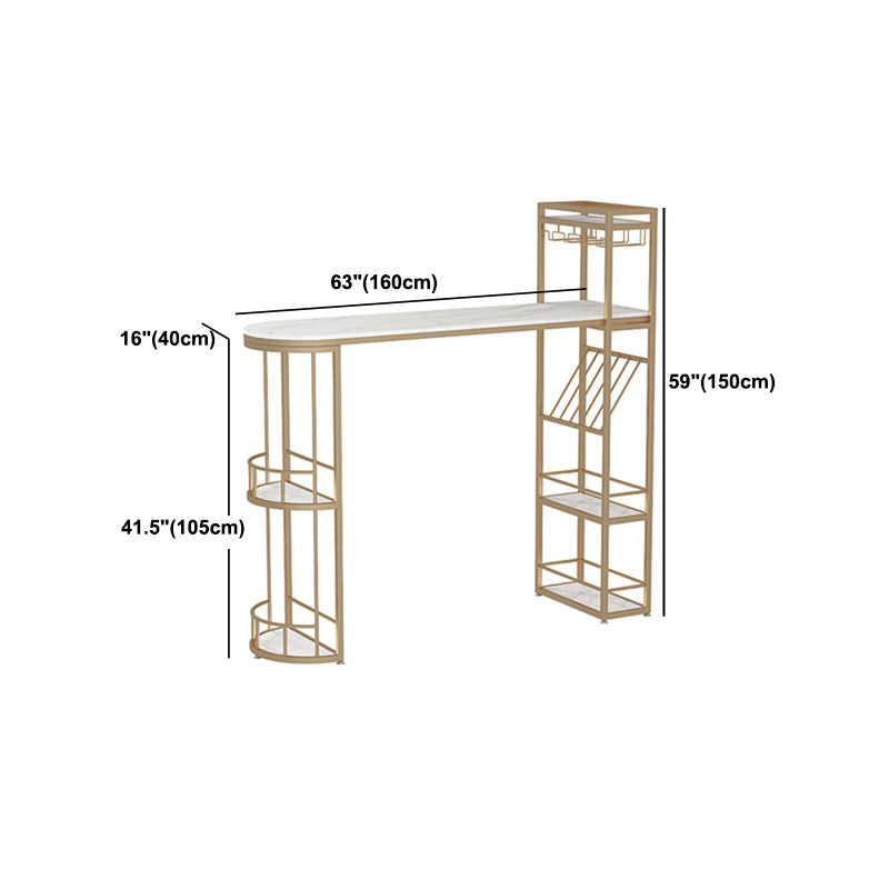 Juego de mesa de bar de forma irregular de lujo, juego de mesa de mostrador con tapa de piedra sinterizada de 1/2/3 piezas