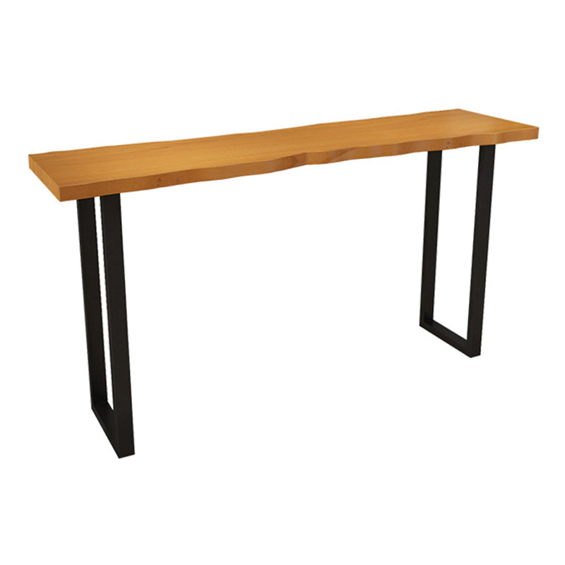 Juego de mostrador moderno de 1/2/4/5/7/9 piezas, juego de mesa rectangular de madera y barra de Metal