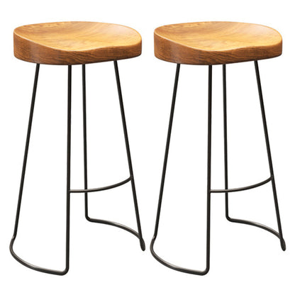 Juego de mesa de bar rectangular industrial, mesa de mostrador de madera de color natural, 1/5 piezas