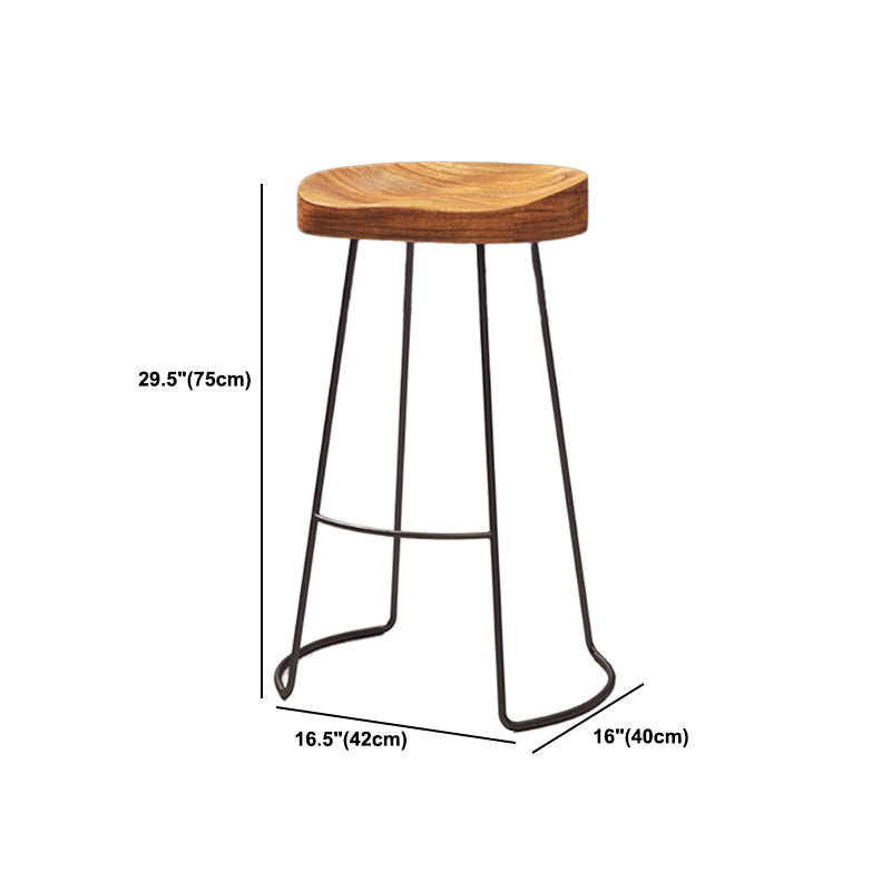 Industrial 1/2/4/7 Pieces Counter Height Set Solid Wood Top Indoor Bar Pub Table Set Clearhalo 'Bar Furniture' 'furn' 'furn_home_bar_bar_sets' 'Furniture' 'Home Bars & Bar Sets' 'home_bar_bar_sets' 'Kitchen & Dining Furniture' 5690991