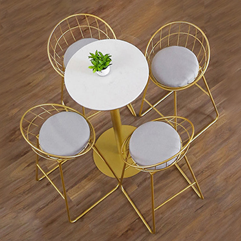 Luxurious Rectangle Bar Table Set 1/4/5/7 Pieces Sintered Stone Counter Table with Stools Clearhalo 'Bar Furniture' 'furn' 'furn_home_bar_bar_sets' 'Furniture' 'Home Bars & Bar Sets' 'home_bar_bar_sets' 'Kitchen & Dining Furniture' 5691034