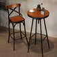 Juego de mesa de Bar redonda Industrial de 1/2 piezas, juego de mesa de Bar de madera maciza para uso doméstico