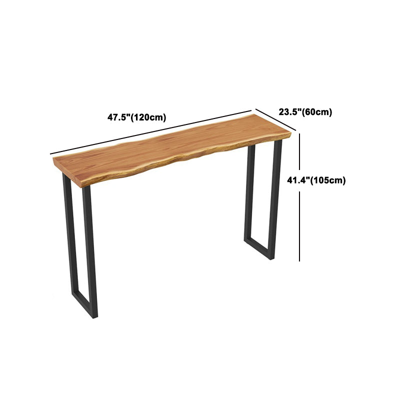 Industrial Solid Wood Bar Table Set 1/2/3/7 Pieces Counter Table with Backless Stools Clearhalo 'Bar Furniture' 'furn' 'furn_home_bar_bar_sets' 'Furniture' 'Home Bars & Bar Sets' 'home_bar_bar_sets' 'Kitchen & Dining Furniture' 5691117