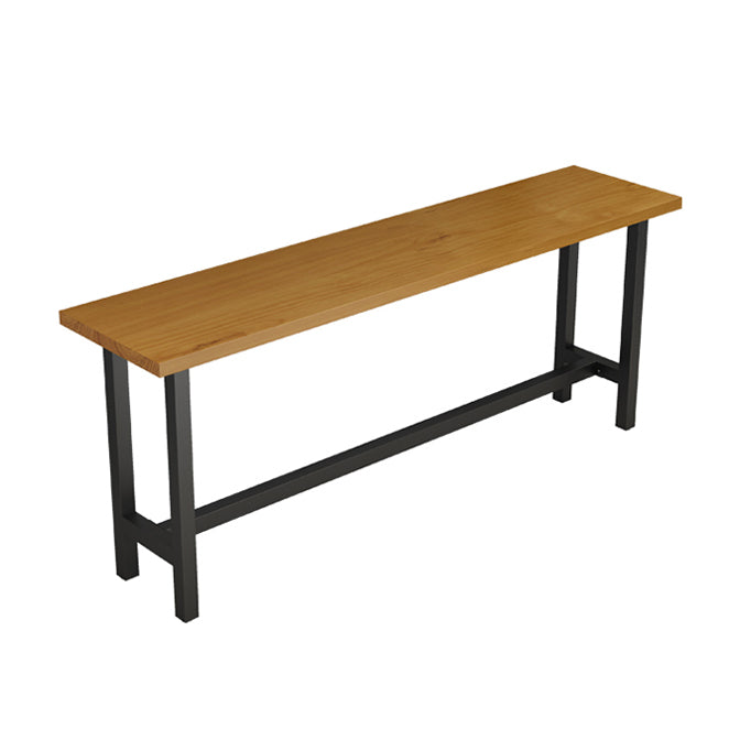 Juego de mesa de pub industrial de 1/2/9 piezas, mesa de bar rectangular y taburetes de bar sin brazos