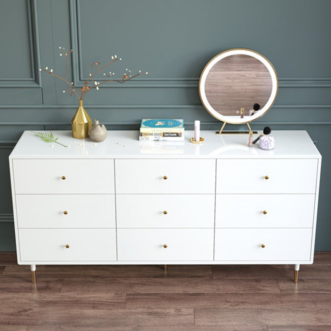 Soggiorno bianco da 32 "l tavolo a buffet multi tavolo da pranzo in stile semplice