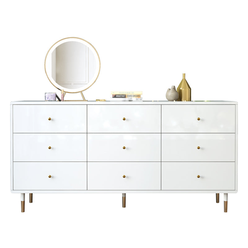 Soggiorno bianco da 32 "l tavolo a buffet multi tavolo da pranzo in stile semplice