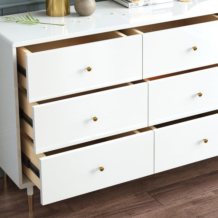 Soggiorno bianco da 32 "l tavolo a buffet multi tavolo da pranzo in stile semplice