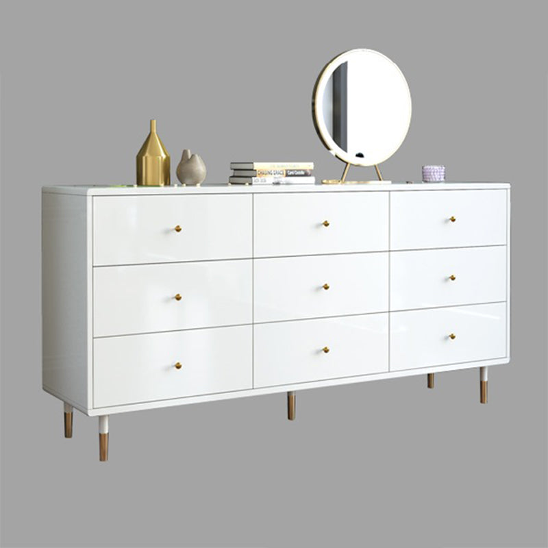 Soggiorno bianco da 32 "l tavolo a buffet multi tavolo da pranzo in stile semplice