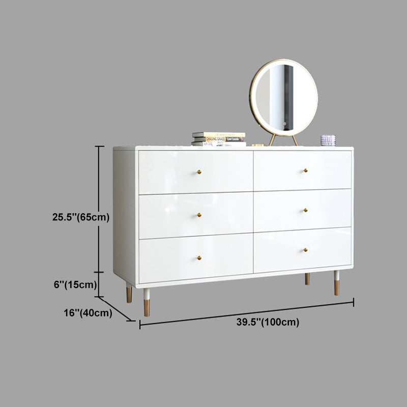 Soggiorno bianco da 32 "l tavolo a buffet multi tavolo da pranzo in stile semplice