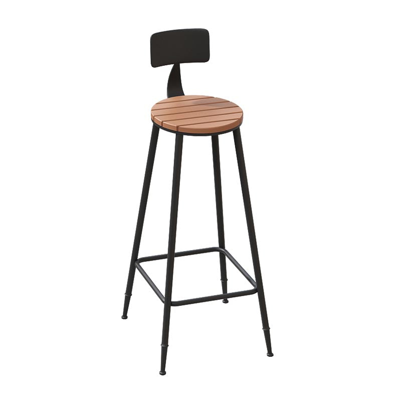 Juego de mesa de bar rectangular de madera, mesa de mostrador industrial de 1/5 piezas con taburetes altos