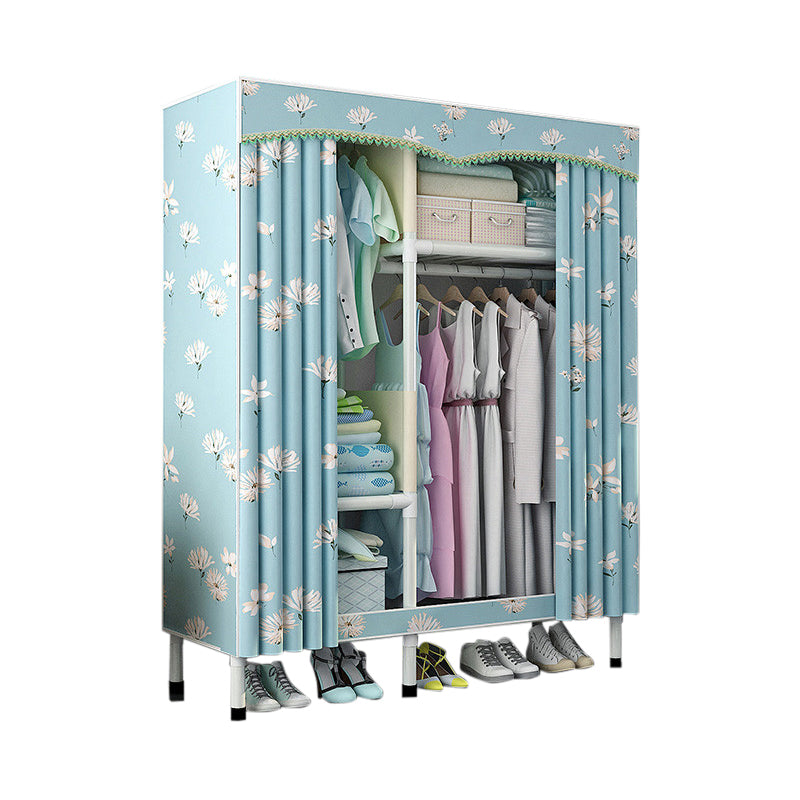 Roestvrijstalen frame garderobe kast moderne stijl garderobe armoire