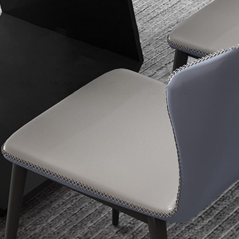 Modern Sintered Stone Top Dining Set Rectangular 1/4/5/7 Pieces Dining Room Table Set Clearhalo 'Dining Room Sets' 'Dining Tables & Seating' 'dining_room_set' 'furn' 'furn_dining_room_set' 'Furniture' 'Kitchen & Dining Furniture' 5691495