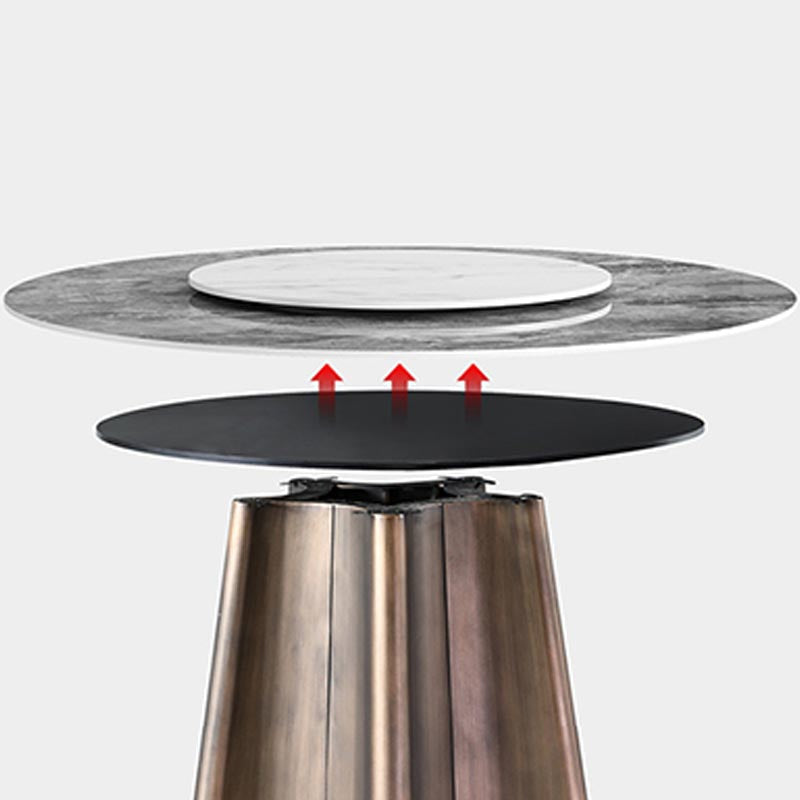 Set à manger moderne Pierre 1/4/5/7 pièces meubles de plate-forme pour la salle à manger pour la maison