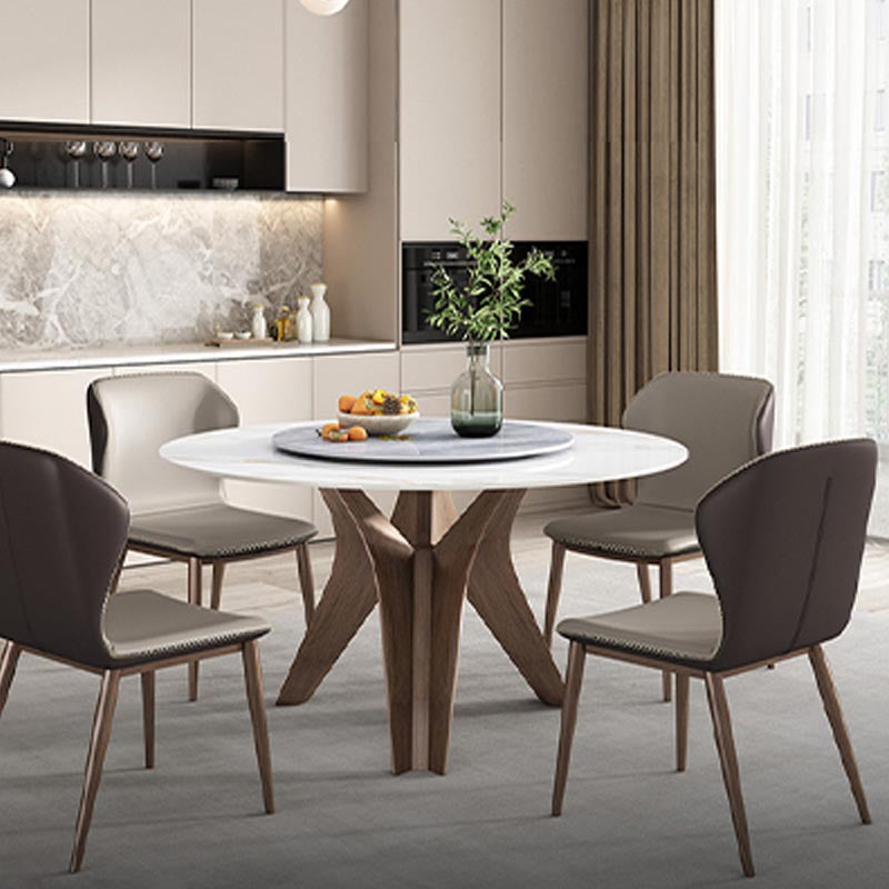 Set à manger moderne Pierre 1/4/5/7 pièces meubles de plate-forme pour la salle à manger pour la maison