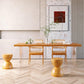 Moderne eetmeubelset 1/2/5 stuks massief houten eettafel en stoelen