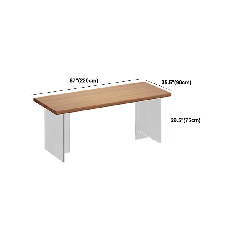 Moderne eetmeubelset 1/2/5 stuks massief houten eettafel en stoelen