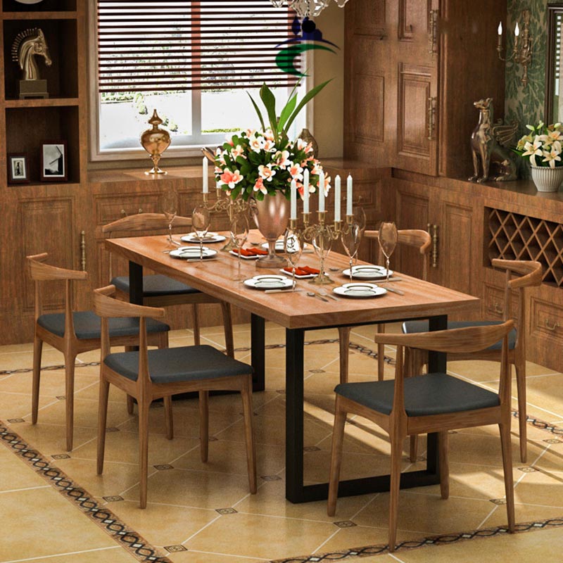 Industrial 1/2/7 Pieces Dining Set Wood Dining Furniture for Shop Clearhalo 'Dining Room Sets' 'Dining Tables & Seating' 'dining_room_set' 'furn' 'furn_dining_room_set' 'Furniture' 'Kitchen & Dining Furniture' 5691591