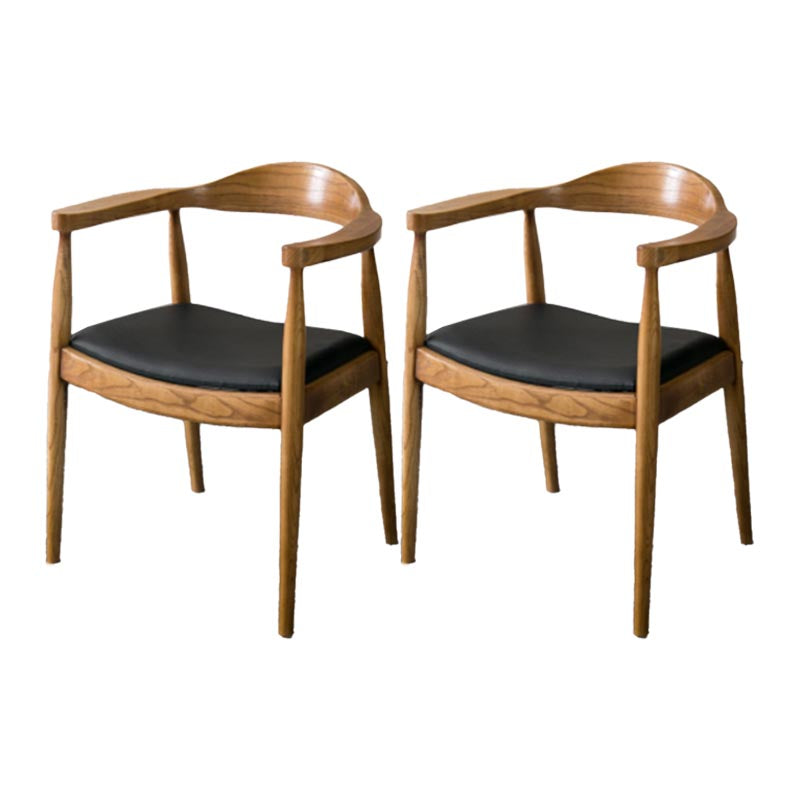 Industrial 1/2/7 Pieces Dining Set Wood Dining Furniture for Shop 2 Black Chairs Clearhalo 'Dining Room Sets' 'Dining Tables & Seating' 'dining_room_set' 'furn' 'furn_dining_room_set' 'Furniture' 'Kitchen & Dining Furniture' 5691594