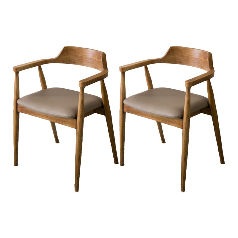 Industrial 1/2/7 Pieces Dining Set Wood Dining Furniture for Shop 2 Natural Chairs Clearhalo 'Dining Room Sets' 'Dining Tables & Seating' 'dining_room_set' 'furn' 'furn_dining_room_set' 'Furniture' 'Kitchen & Dining Furniture' 5691595