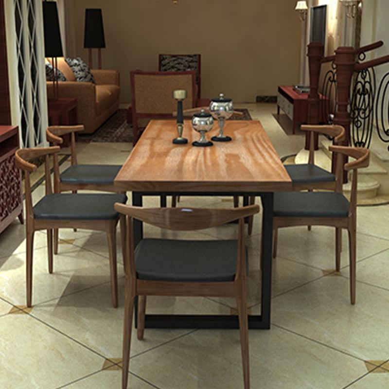 Industrial 1/2/7 Pieces Dining Set Wood Dining Furniture for Shop Clearhalo 'Dining Room Sets' 'Dining Tables & Seating' 'dining_room_set' 'furn' 'furn_dining_room_set' 'Furniture' 'Kitchen & Dining Furniture' 5691607