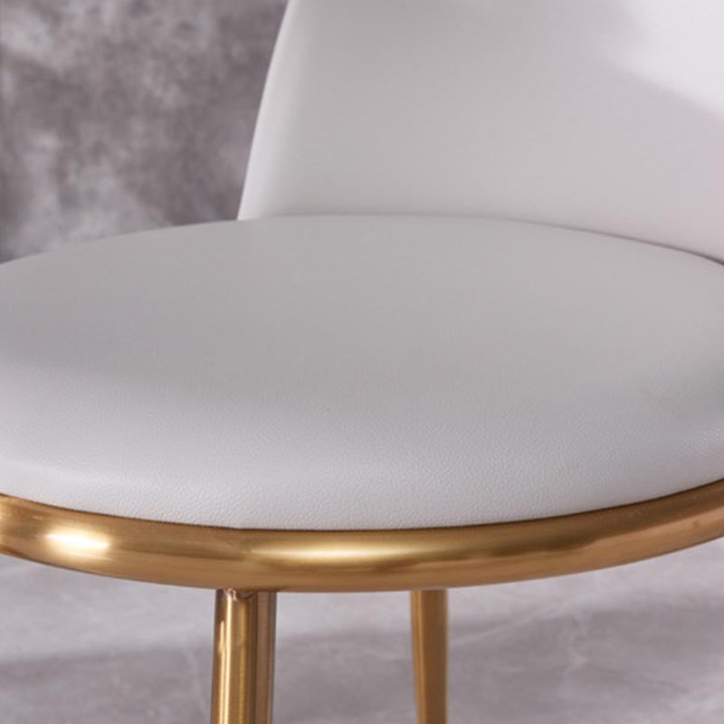 Glam Dining Set Stone 1/3/4 Pieces Dining Round Furniture for Home Clearhalo 'Dining Room Sets' 'Dining Tables & Seating' 'dining_room_set' 'furn' 'furn_dining_room_set' 'Furniture' 'Kitchen & Dining Furniture' 5691639