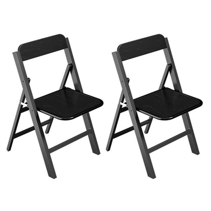 Black Rectangle Dining Set 1/2/3/4/5/7 Pcs Folding Dining Table Set with Chairs 2 Black Chairs Clearhalo 'Dining Room Sets' 'Dining Tables & Seating' 'dining_room_set' 'furn' 'furn_dining_room_set' 'Furniture' 'Kitchen & Dining Furniture' 5691683