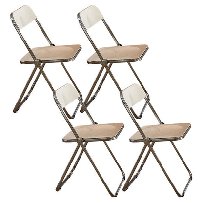 Modern Dining Set 1/3/4/5 Pcs Round Dining Table with Side Chairs in White 4 Beige Chairs Clearhalo 'Dining Room Sets' 'Dining Tables & Seating' 'dining_room_set' 'furn' 'furn_dining_room_set' 'Furniture' 'Kitchen & Dining Furniture' 5691720
