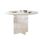 Modern Dining Set 1/3/4/5 Pcs Round Dining Table with Side Chairs in White Clearhalo 'Dining Room Sets' 'Dining Tables & Seating' 'dining_room_set' 'furn' 'furn_dining_room_set' 'Furniture' 'Kitchen & Dining Furniture' 5691724