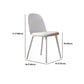 Modern Dining Set 1/3/4/5 Pcs Round Dining Table with Side Chairs in White Clearhalo 'Dining Room Sets' 'Dining Tables & Seating' 'dining_room_set' 'furn' 'furn_dining_room_set' 'Furniture' 'Kitchen & Dining Furniture' 5691733