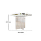 White Modern Dining Table Set 1/2/3/5 Pcs Kitchen Table and Chairs Clearhalo 'Dining Room Sets' 'Dining Tables & Seating' 'dining_room_set' 'furn' 'furn_dining_room_set' 'Furniture' 'Kitchen & Dining Furniture' 5691763
